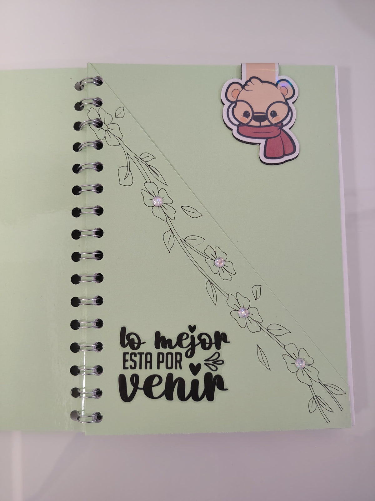 Hermosos Cuadernos Hechos a Mano A5 con Bolsillo y Marcador Magnético